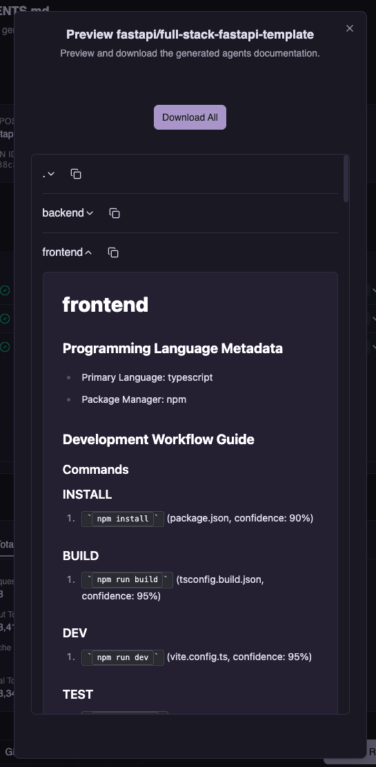 AGENTS.md Preview Result